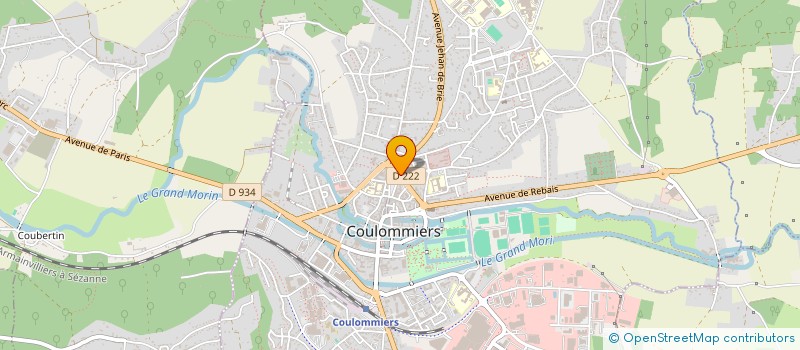localisation de l'entreprise ECOCLIM DE LA BRIE à COULOMMIERS