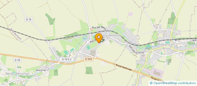 localisation de l'entreprise ECOCLIM INDUSTRIE  BETHONSART