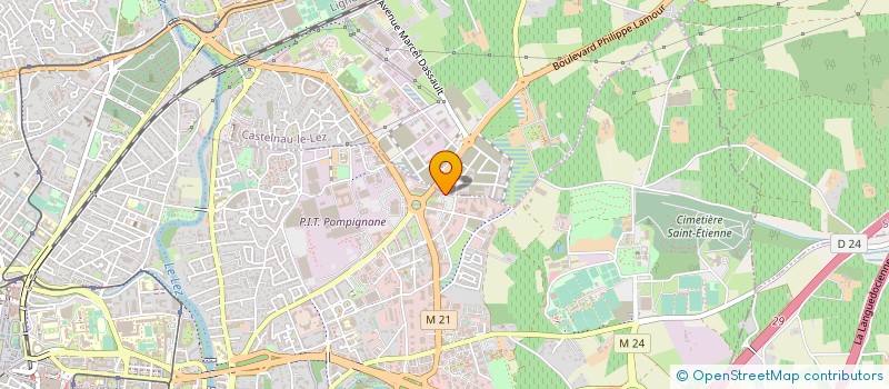 localisation de l'entreprise ECOCLIMASOL HOLDING  MONTPELLIER