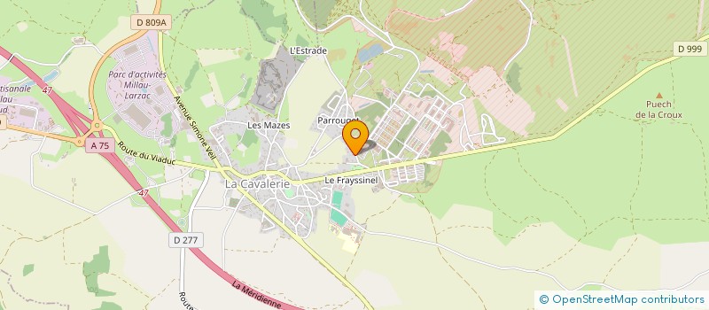 localisation de l'entreprise ECOCO  LA COUVERTOIRADE