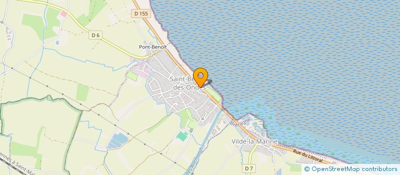 localisation de l'entreprise ECOCOAST  SAINT-BENOIT-DES-ONDES