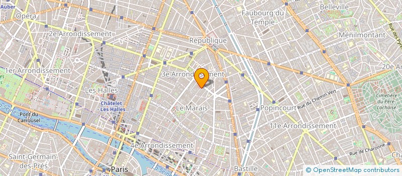 localisation de l'entreprise ECOCOCON FRANCE à PARIS