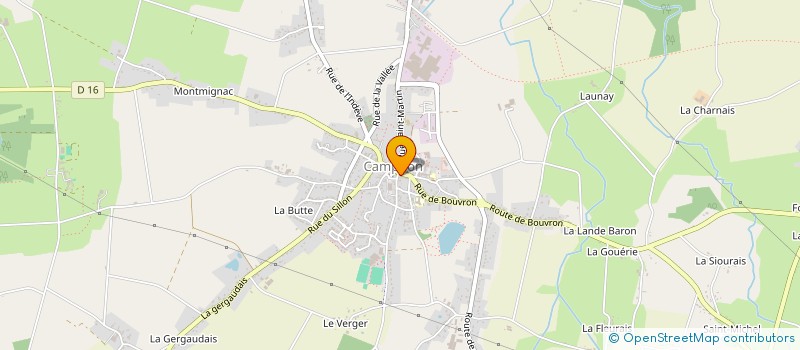 localisation de l'entreprise ECOCONCEPT à CAMPBON
