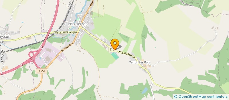 localisation de l'entreprise ECOCONCEPT  POIX-TERRON