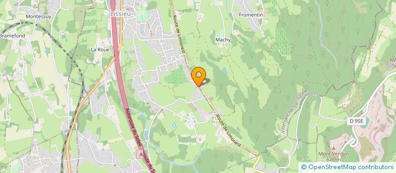 localisation de l'entreprise ECOCONCEPT  LISSIEU