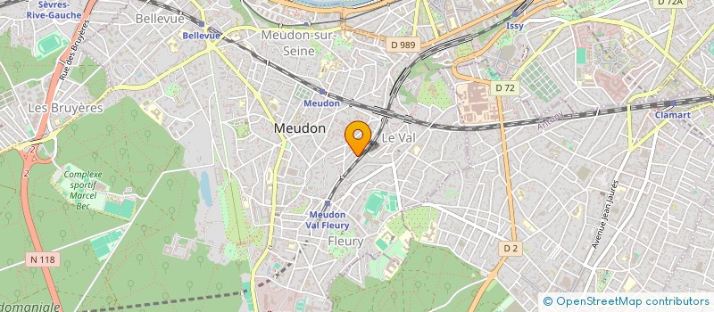 localisation de l'entreprise ECOCONCEPT  MEUDON