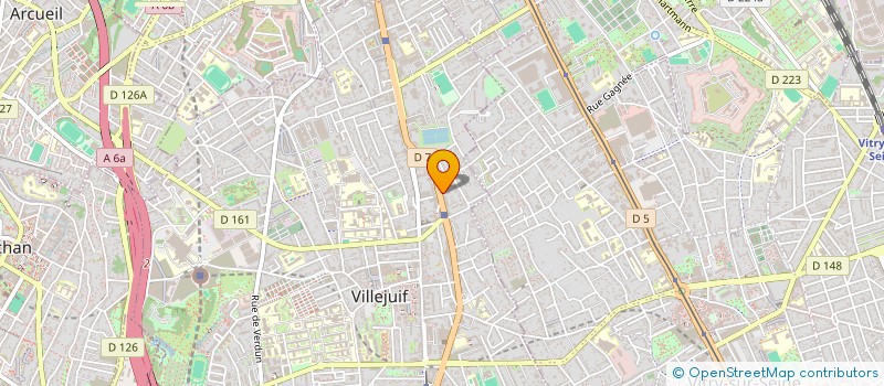 localisation de l'entreprise ECOCONFORT à VILLEJUIF