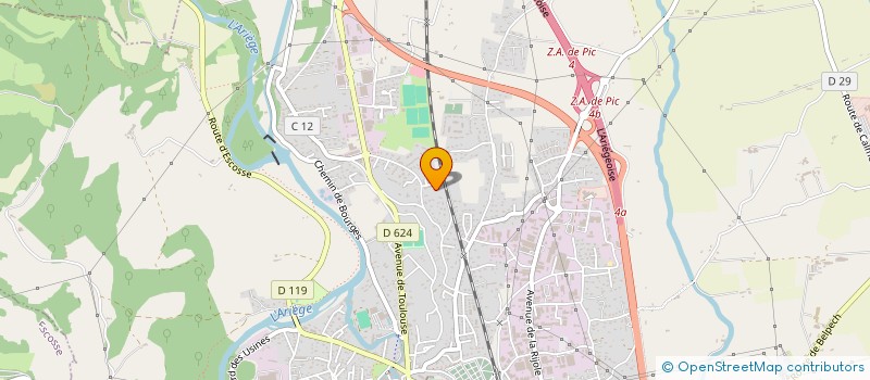 localisation de l'entreprise ECOCONNECT 31 à PAMIERS
