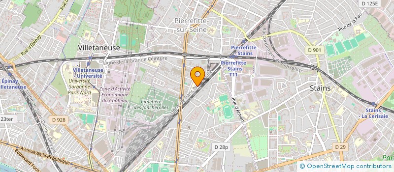 localisation de l'entreprise ECOCONSEIL à PIERREFITTE-SUR-SEINE