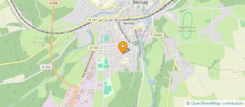 localisation de l'entreprise ECOCOP  BERNAY