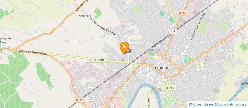 localisation de l'entreprise ECOCY  GAILLAC