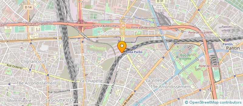 localisation de l'entreprise ECOD'AIR à PARIS