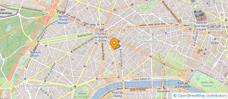 localisation de l'entreprise ECODATA à NEUILLY-SUR-SEINE