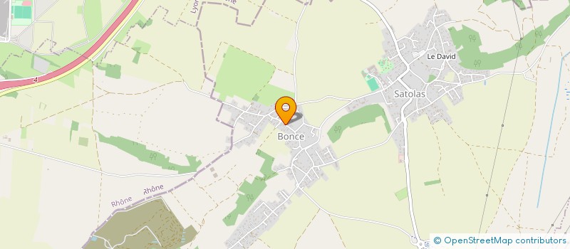 localisation de l'entreprise ECODEPOL  SATOLAS-ET-BONCE