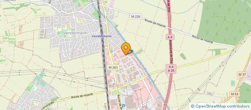localisation de l'entreprise ECODESTOCK VENDENHEIM à VENDENHEIM