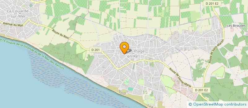 localisation de l'entreprise ECODEV  LE BOIS-PLAGE-EN-RE