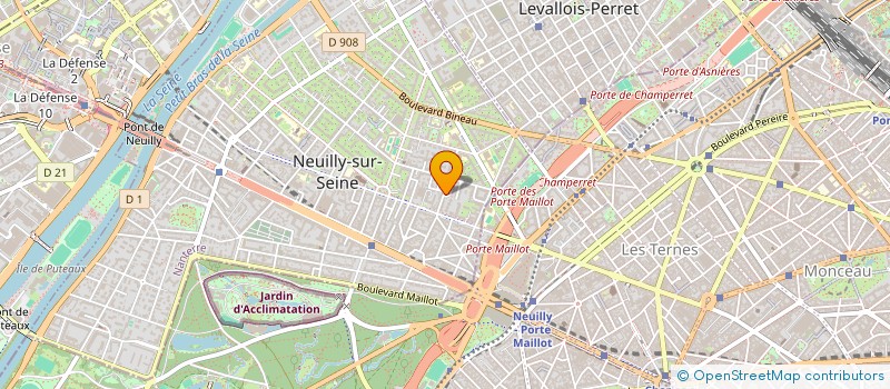 localisation de l'entreprise ECODEX à NEUILLY-SUR-SEINE