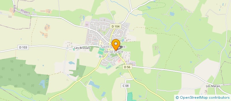 localisation de l'entreprise ECODIAL à VAL D'ERDRE-AUXENCE
