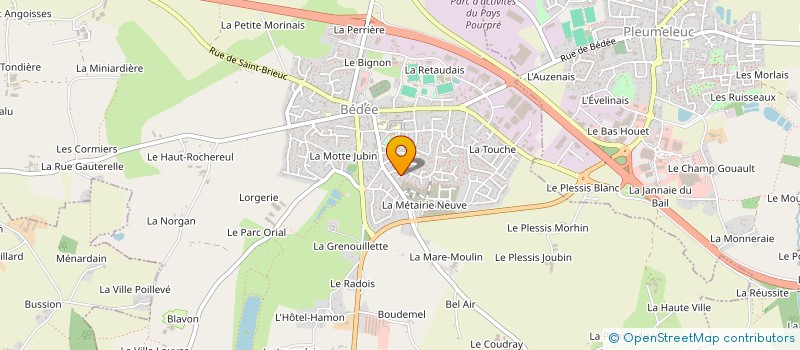 localisation de l'entreprise ECODIF  BEDEE