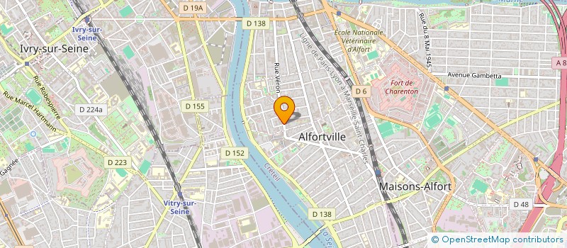 localisation de l'entreprise ECODIF  ALFORTVILLE