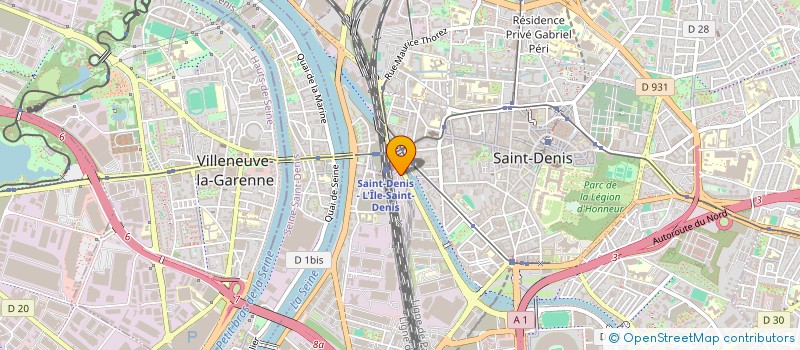 localisation de l'entreprise ECODIP à SAINT-DENIS