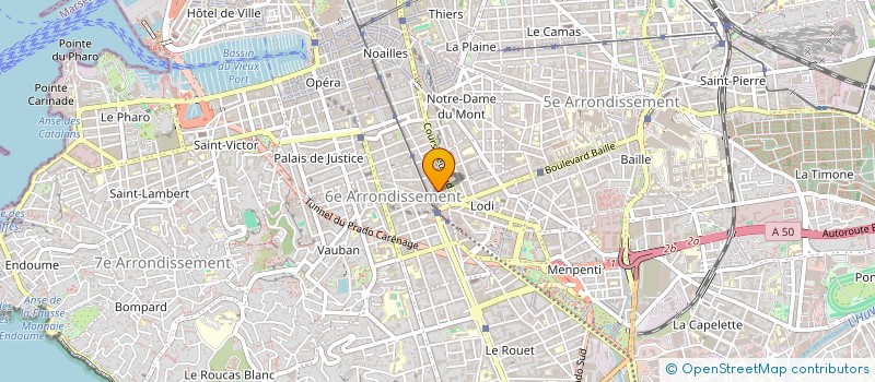 localisation de l'entreprise ECODIRA  MARSEILLE