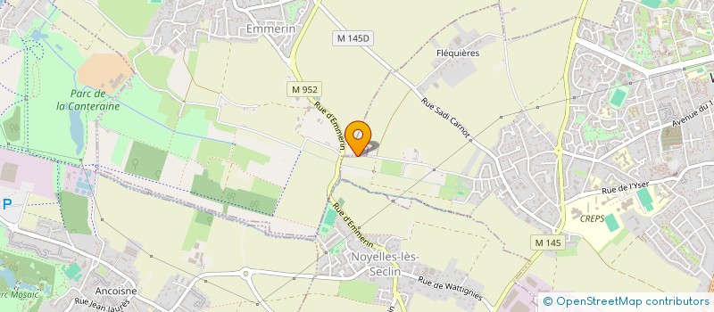 localisation de l'entreprise ECODIS  HALLENNES-LEZ-HAUBOURDIN