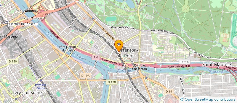 localisation de l'entreprise ECODIS  CHARENTON-LE-PONT