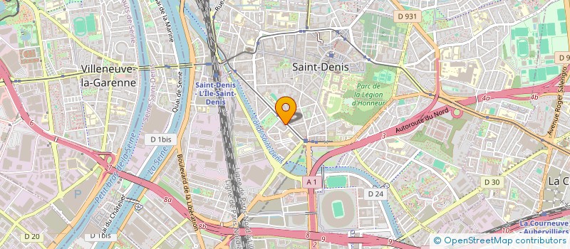 localisation de l'entreprise ECODISCOUNT IDF à SAINT-DENIS