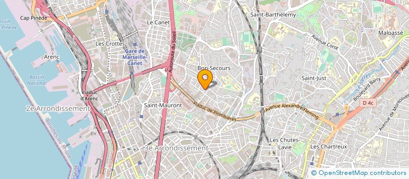 localisation de l'entreprise ECODOMEO à MARSEILLE