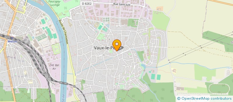 localisation de l'entreprise ECODOMIA à VAUX-LE-PENIL