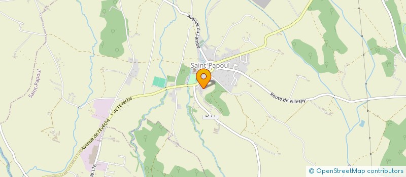 localisation de l'entreprise ECODOMUS à SAINT-PAPOUL