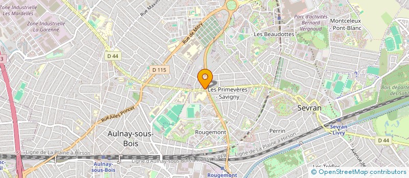 localisation de l'entreprise ECODOMUS  SEVRAN