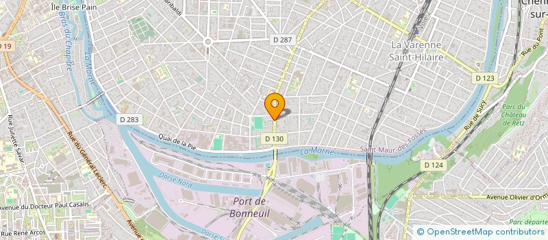 localisation de l'entreprise ECODOMUS à SAINT-MAUR-DES-FOSSES