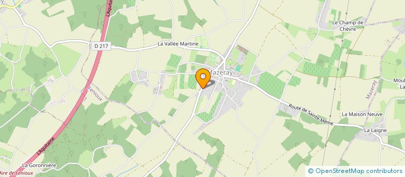 localisation de l'entreprise ECODRIP à MAZERAY