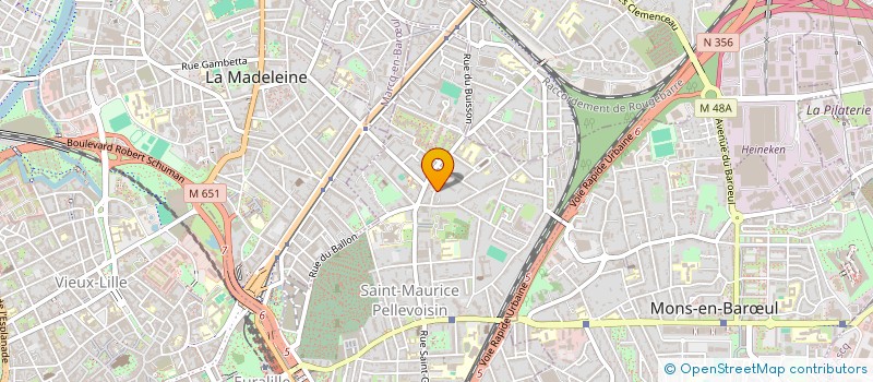 localisation de l'entreprise ECODRIVE  LILLE