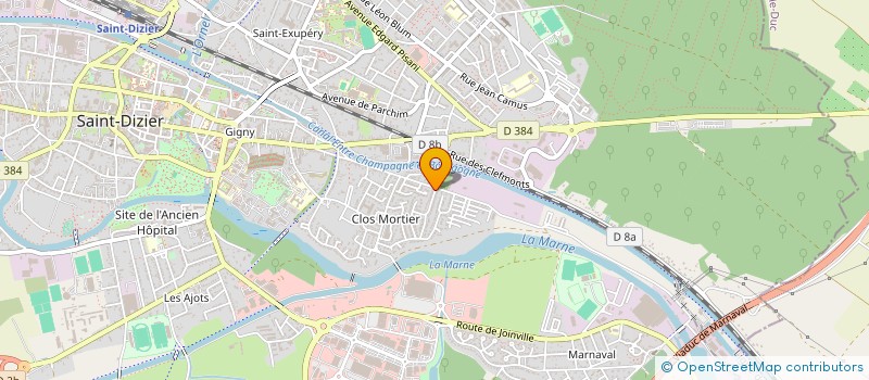 localisation de l'entreprise ECODRIVE EST à SAINT-DIZIER