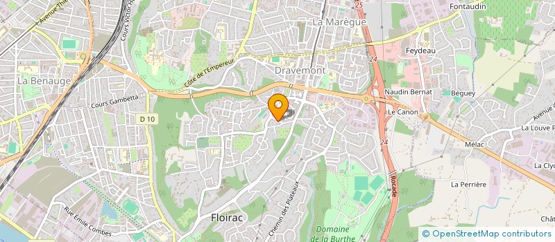 localisation de l'entreprise ECOELEC 33 à FLOIRAC