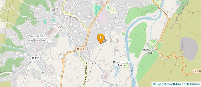 localisation de l'entreprise ECOENER CONSEIL  SAINT-ETIENNE-DE-FONTBELLON