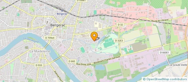 localisation de l'entreprise ECOENERGIE 24 à BERGERAC