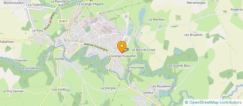 localisation de l'entreprise ECOENERGIE-PLUS  MONTLUCON