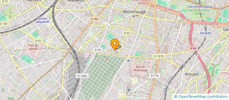 localisation de l'entreprise ECOENERTECH  MONTROUGE