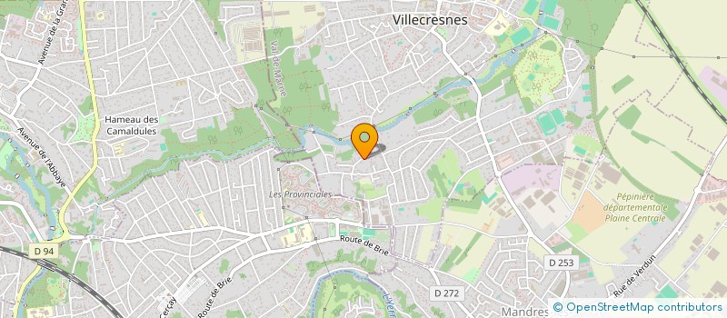 localisation de l'entreprise ECOESTIM à VILLECRESNES