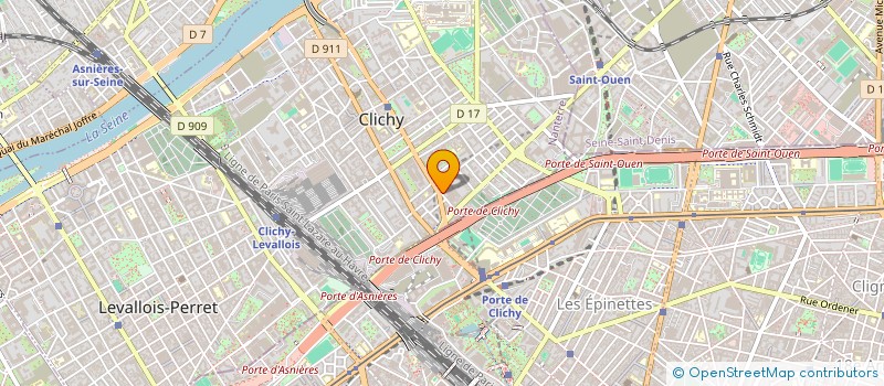localisation de l'entreprise ECOETANCHE à CLICHY