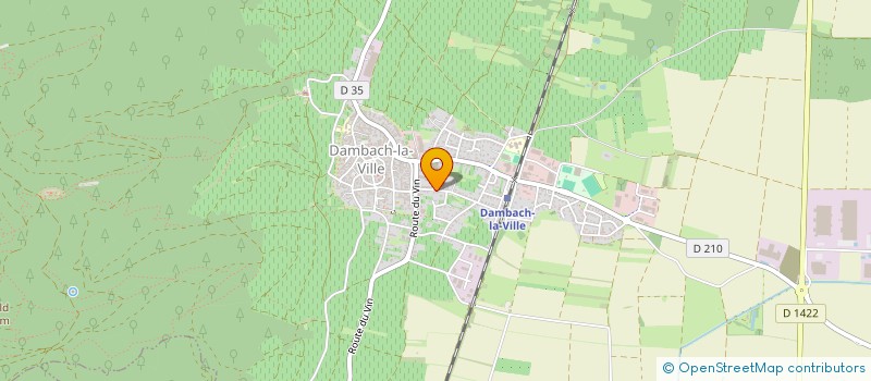 localisation de l'entreprise ECOFA à DAMBACH-LA-VILLE