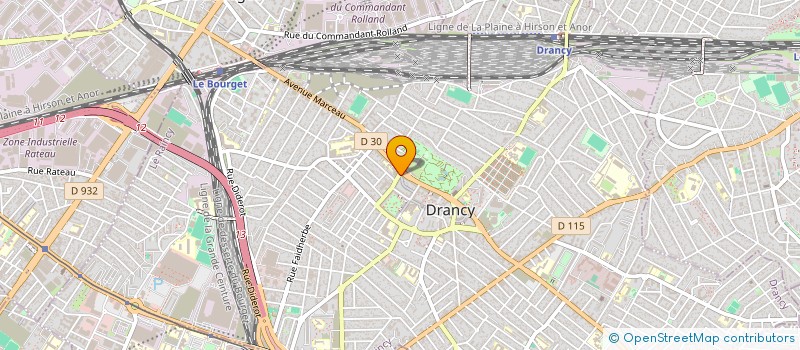 localisation de l'entreprise ECOFAS GROUPE à DRANCY