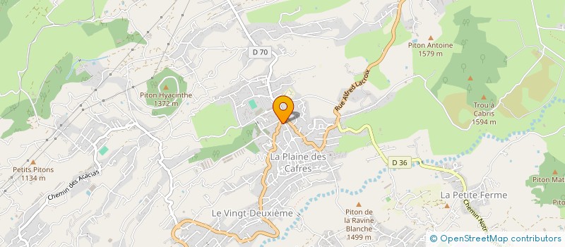 localisation de l'entreprise ECOFERME  LE TAMPON