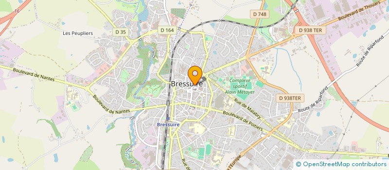 localisation de l'entreprise ECOFI PATRIMOINE GESTION à BRESSUIRE