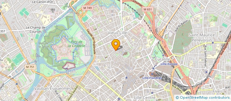 localisation de l'entreprise ECOFILM PRODUCTION à LILLE