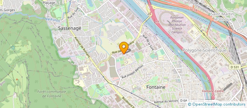 localisation de l'entreprise ECOFITEC à FONTAINE